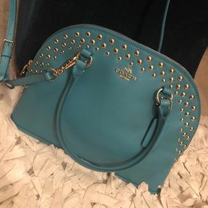 Coach studded handbag